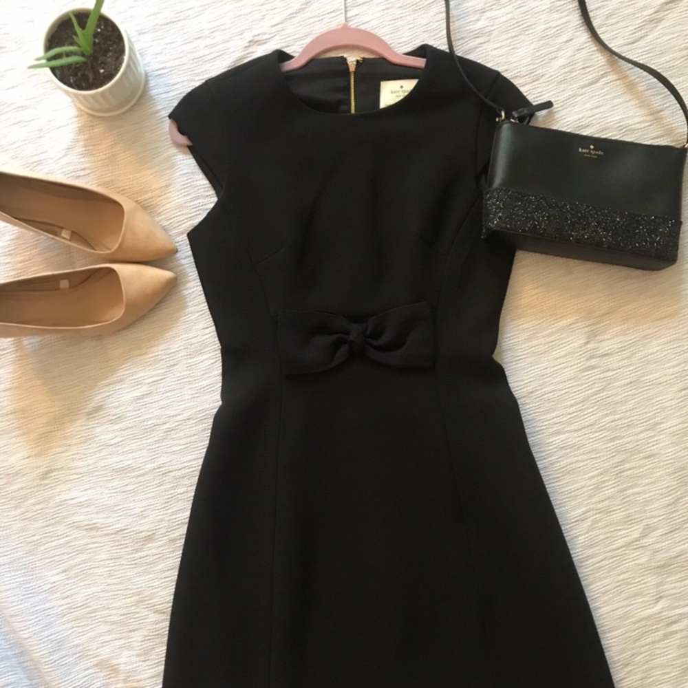 kate spade Black Bow Dress